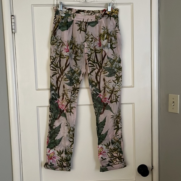 Isabel Marant Etoile Floral Print Cotton Voile Pants Sz 36 - Picture 2 of 7